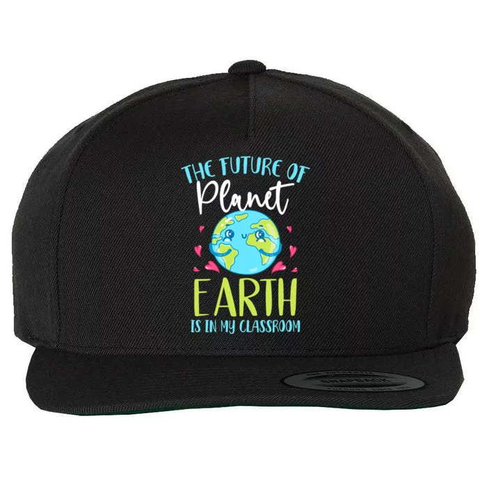 Happy Earth Day Respect Your Mother Nature Lover Gift Wool Snapback Cap