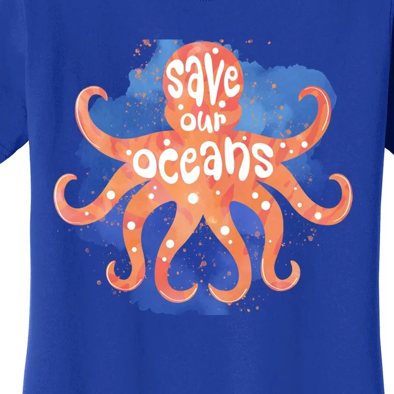 Happy Earth Day Birthday Save Our Oceans Nature Love Gift Women's T-Shirt