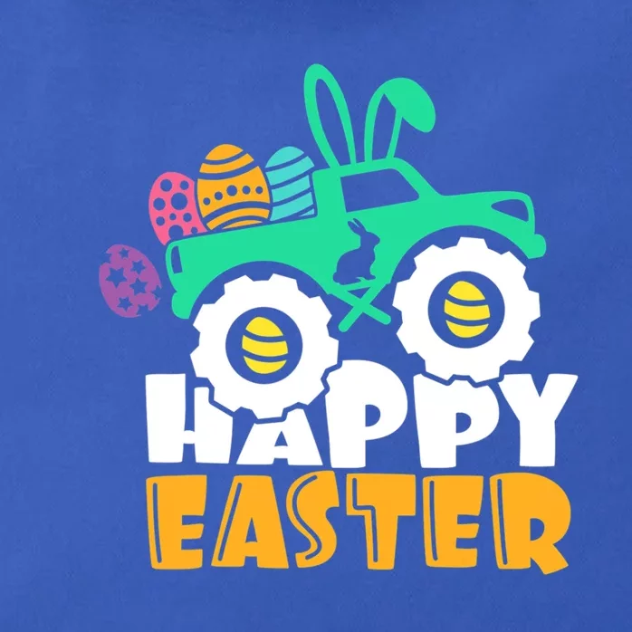 Happy Easter Day For Monster Truck Lover Eggs Easter Gift Zip Tote Bag