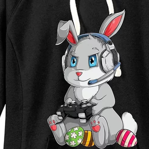 Happy Easter Day Bunny Egg Funny Gamer Women's Fleece Hoodie