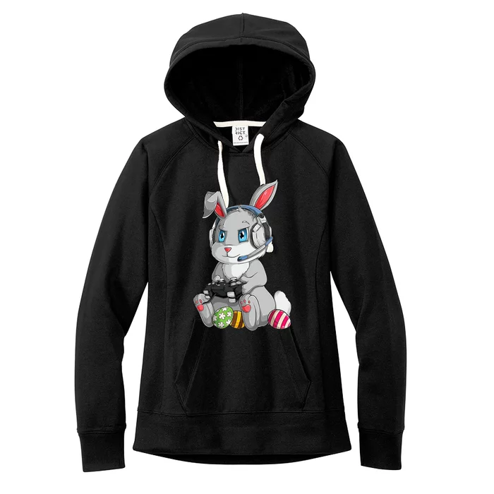 Happy Easter Day Bunny Egg Funny Gamer Women's Fleece Hoodie