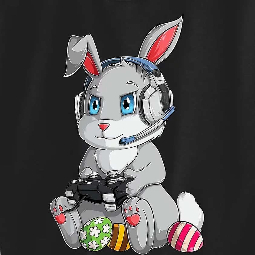 Happy Easter Day Bunny Egg Funny Gamer Kids Sweatshirt