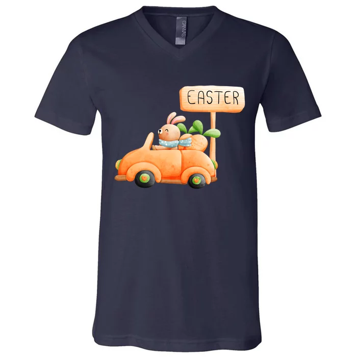 Happy Easter Day Funny April Easter V-Neck T-Shirt