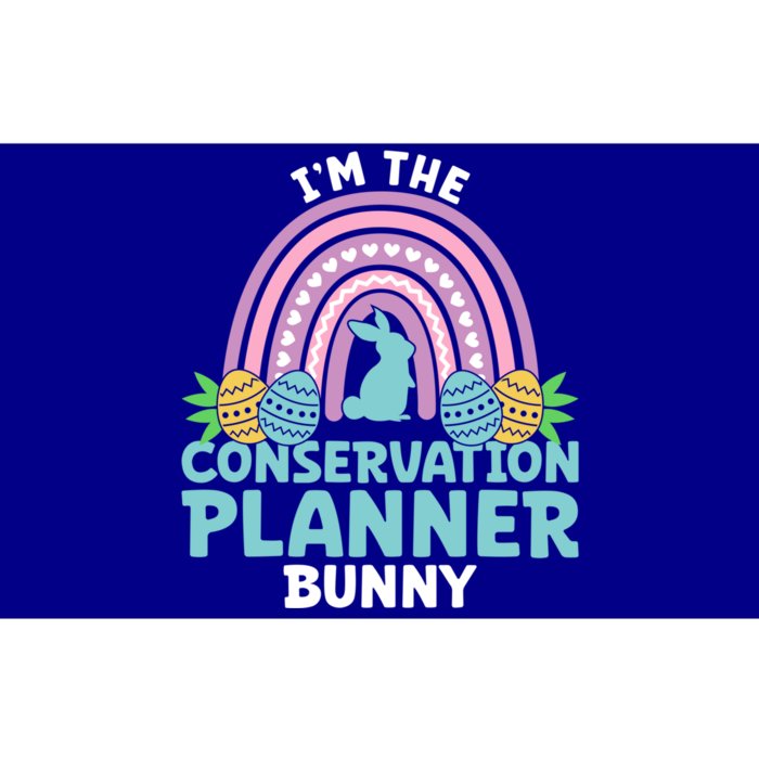 Happy Easter Day Im The Conservation Planner Bunny Gift Bumper Sticker