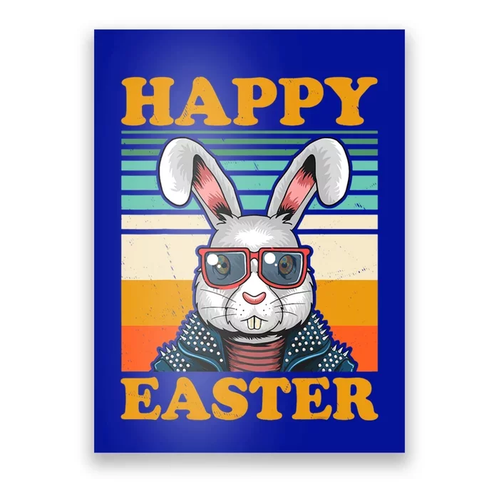 Happy Easter Day Funny Bunny Easter Gift Poster