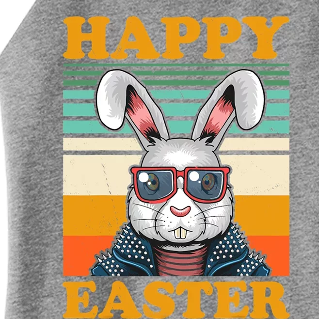 Happy Easter Day Funny Bunny Easter Gift Women’s Perfect Tri Rocker Tank