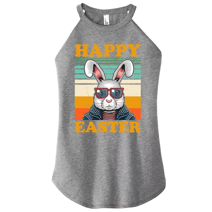 Happy Easter Day Funny Bunny Easter Gift Women’s Perfect Tri Rocker Tank