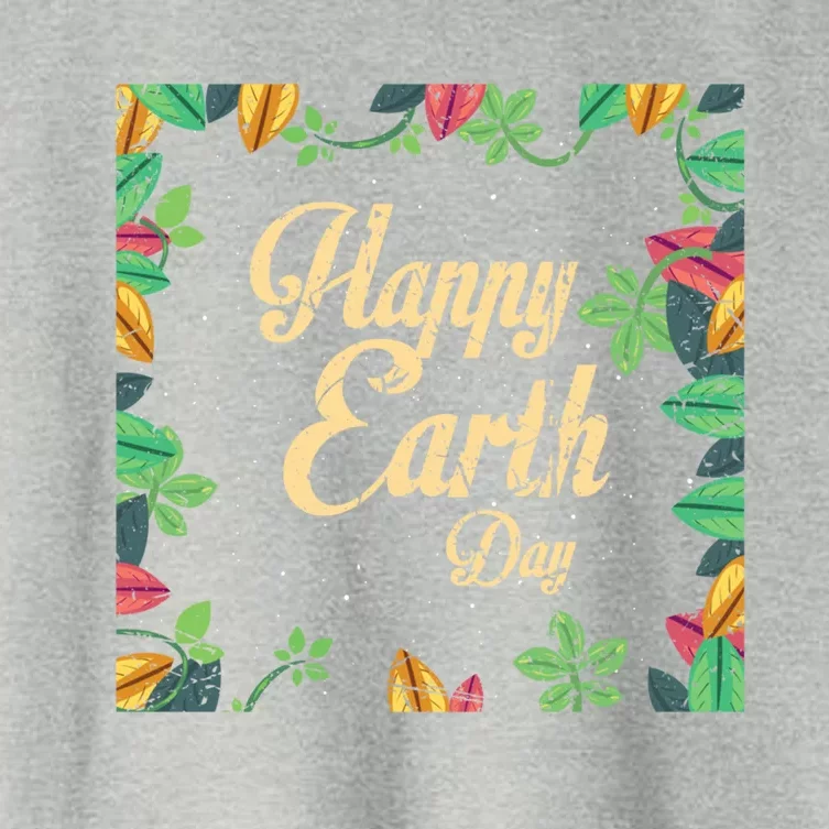 Happy Earth Day Awareness Love Nature Save The Planet Meaningful Gift Women's Crop Top Tee