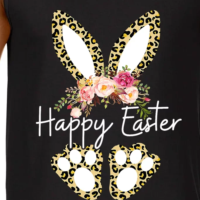 Happy Easter Day Leopard Plaid Rabbit Comfort Colors® Tank Top