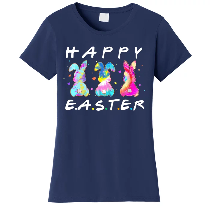 Happy Easter Day Cute Bunny Funny Rabbit Tie Dye Wo Girl Women's T-Shirt