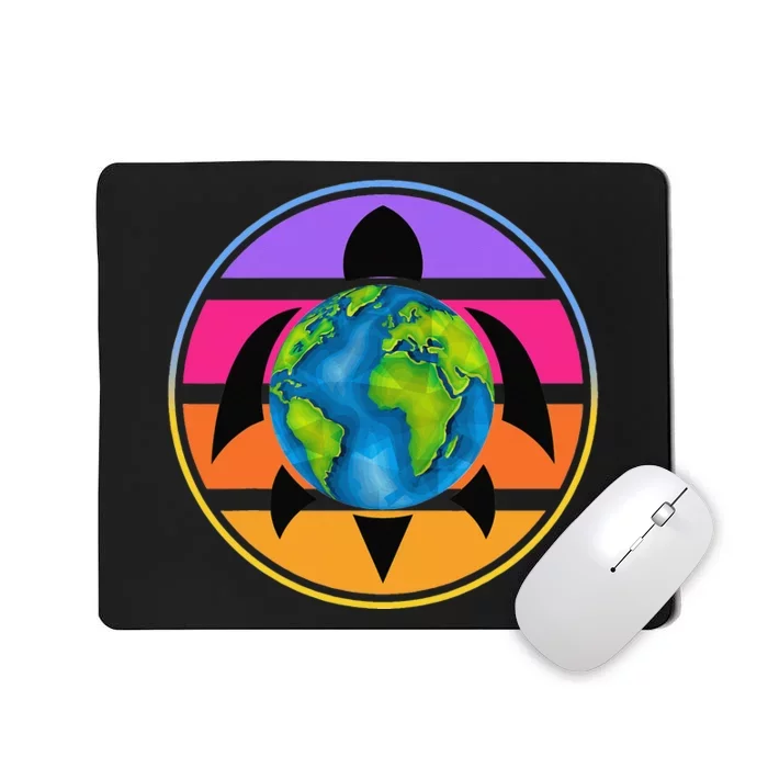 Happy Earth Day Save The Planet Give New Life To Sea Turtles Mousepad