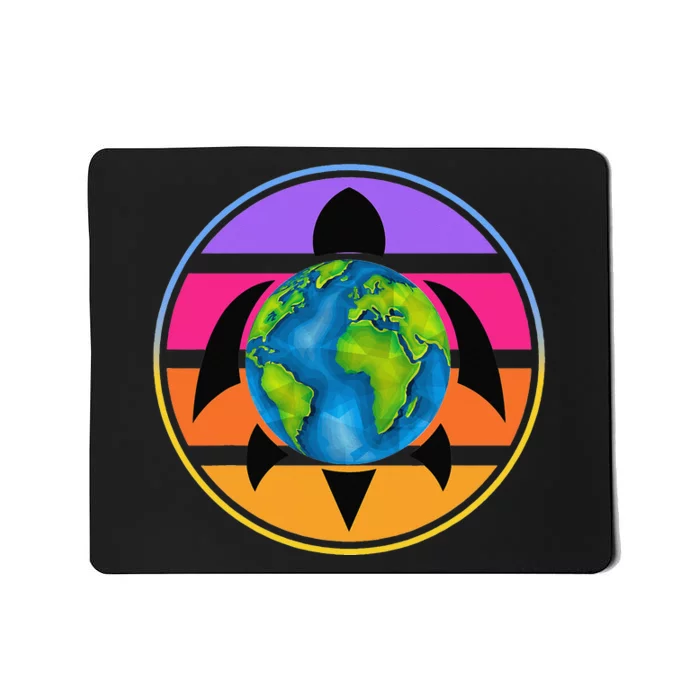 Happy Earth Day Save The Planet Give New Life To Sea Turtles Mousepad