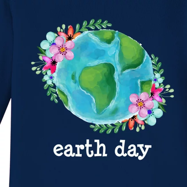 Happy Earth Day Love Our Mother Nature Cute Gift Baby Long Sleeve Bodysuit