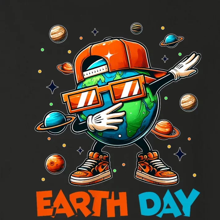 Happy Earth Day 2024 Funny Earth Day Dab Toddler Long Sleeve Shirt