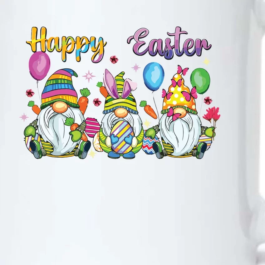 Happy Easter Day Bunny Gnome Rabbit Easter Egg Hunting Women Black Color Changing Mug