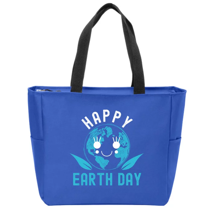 Happy Earth Day Mother Earth Pro Environt Nature Cute Gift Zip Tote Bag