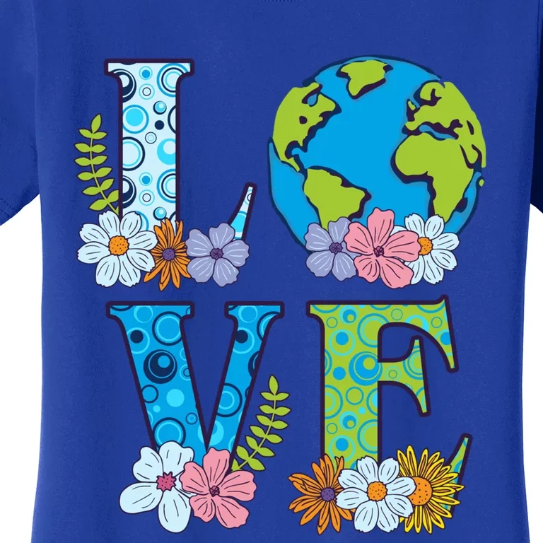 Happy Earth Day Birthday Save Nature Love Environt Gift Women's T-Shirt