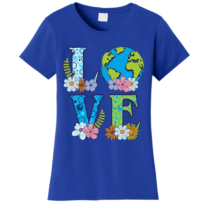 Happy Earth Day Birthday Save Nature Love Environt Gift Women's T-Shirt