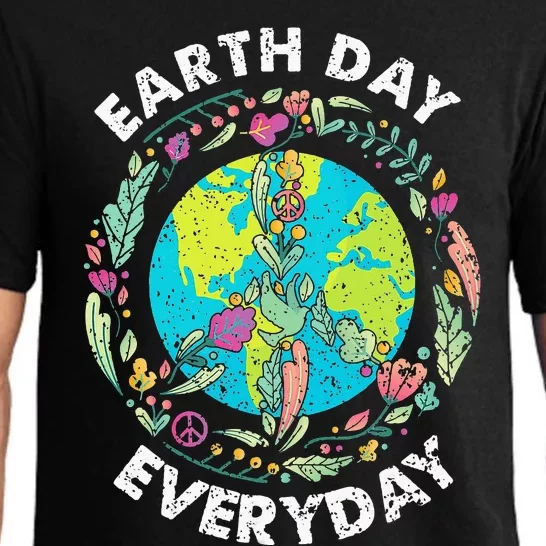 Happy Earth Day Every Day Peace Symbol Pajama Set