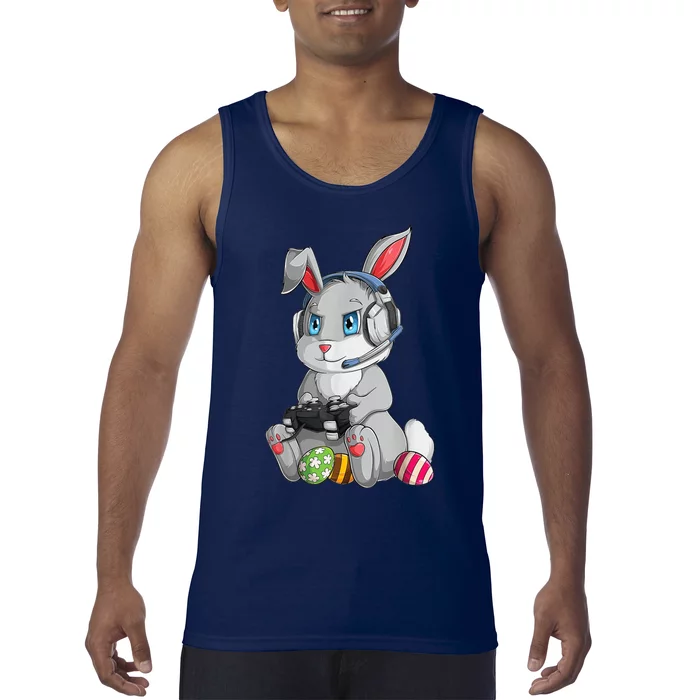 Happy Easter Day Bunny Egg Funny Tank Top