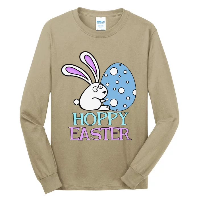 Hoppy Easter Day Bunny And Easter Egg Tall Long Sleeve T-Shirt