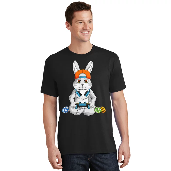 Happy Easter Day Bunny Egg Funny Gamer T-Shirt