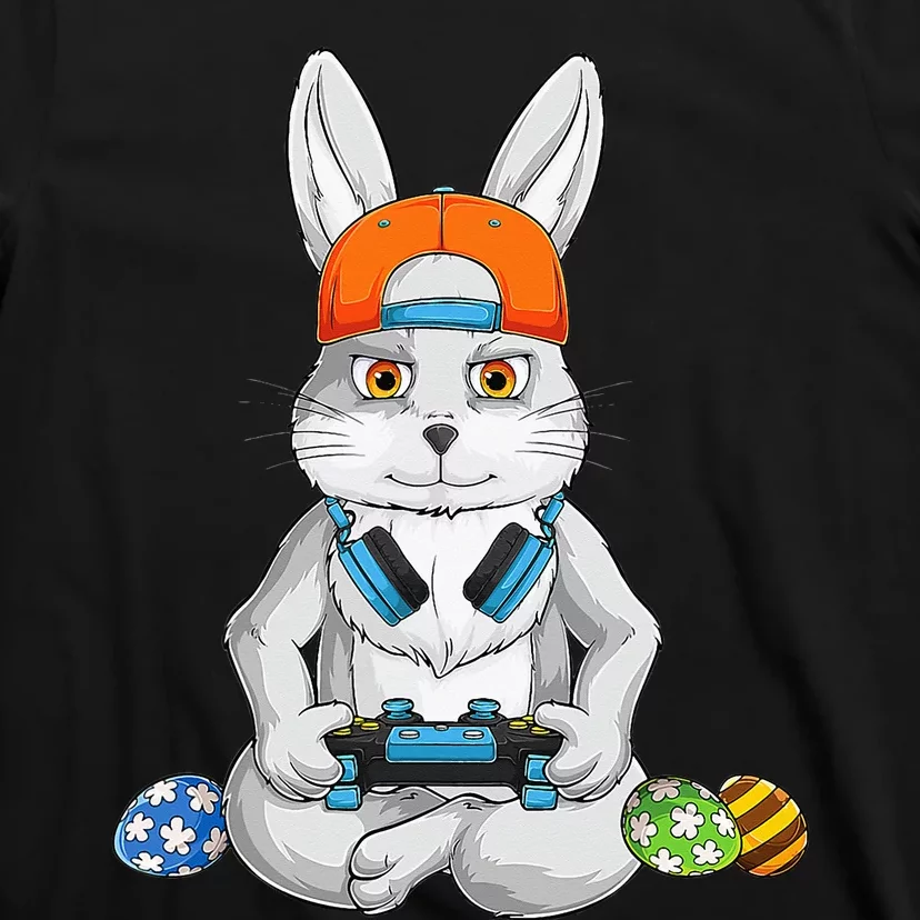 Happy Easter Day Bunny Egg Funny Gamer T-Shirt