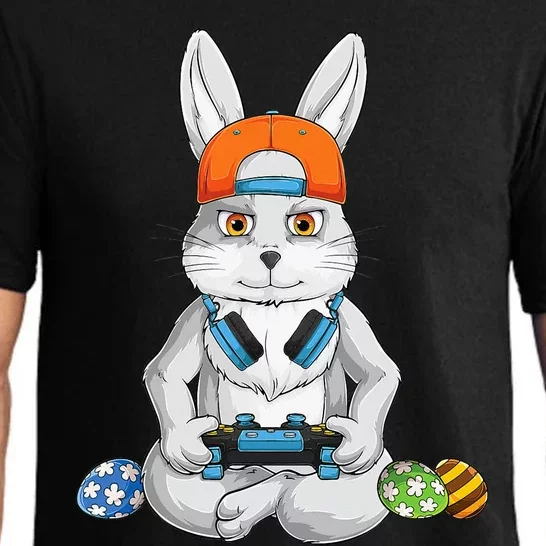 Happy Easter Day Bunny Egg Funny Gamer Pajama Set