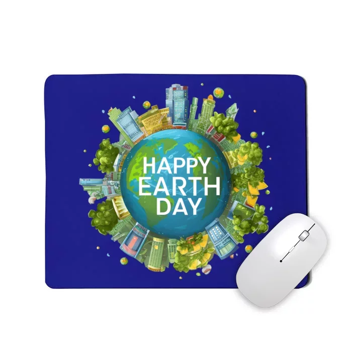 Happy Earth Day Global Warming Awareness Nature Cute Gift Mousepad