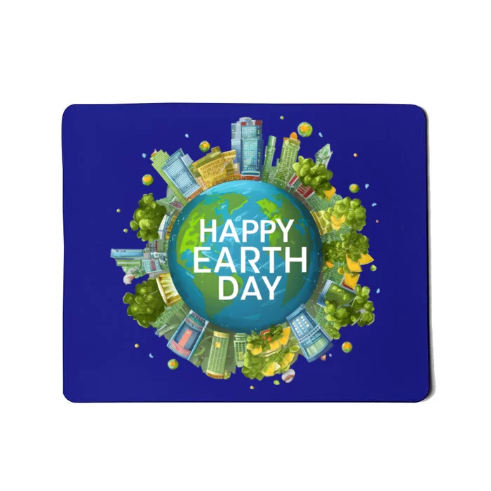 Happy Earth Day Global Warming Awareness Nature Cute Gift Mousepad