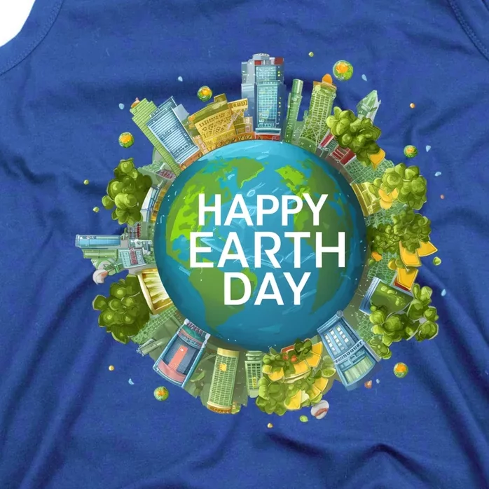 Happy Earth Day Global Warming Awareness Nature Cute Gift Tank Top