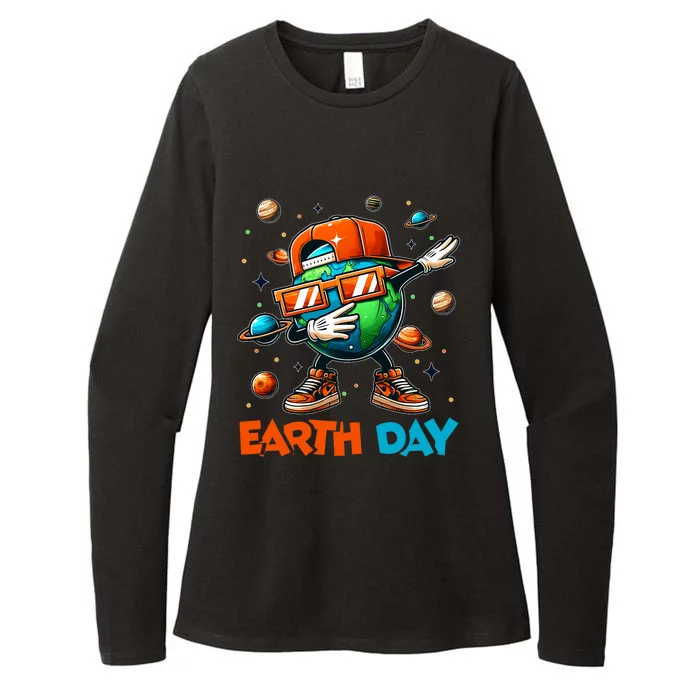 Happy Earth Day 2024 Funny Earth Day Dab Womens CVC Long Sleeve Shirt