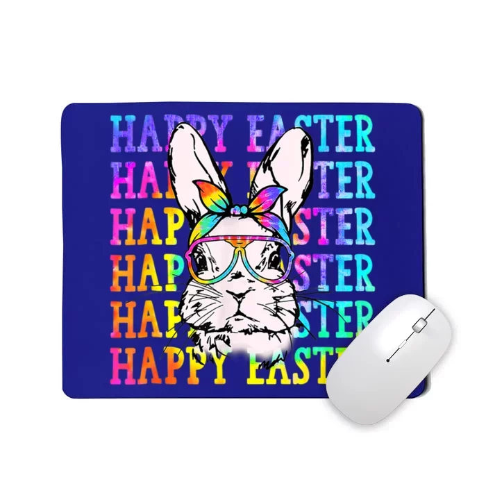 Happy Easter Day Bunny Sunglasses Gift Sunflower Bandana Cool Gift Mousepad