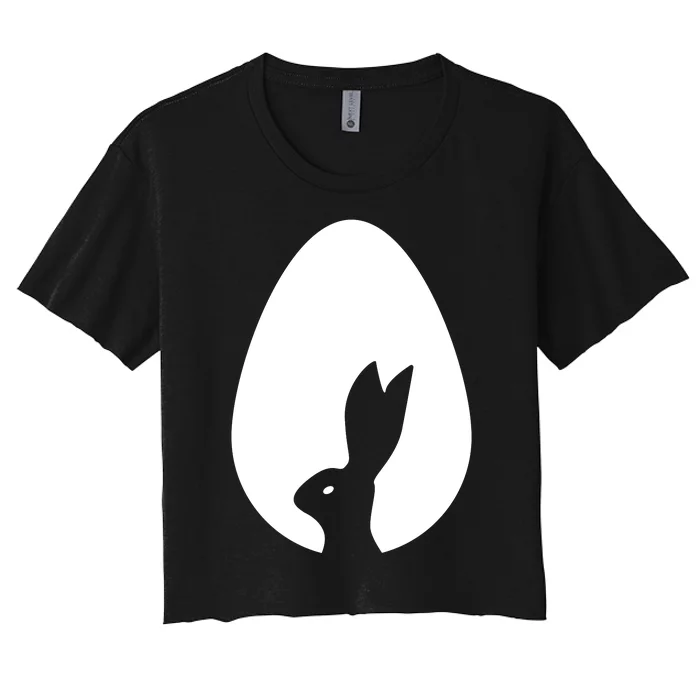 Happy Easter Day 2024 Women's Crop Top Tee