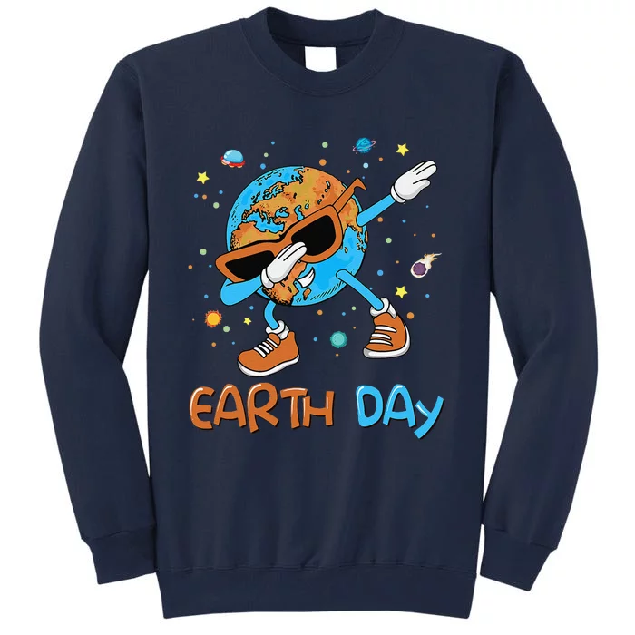 Happy Earth Day 2024 Funny Earth Day Dab Tall Sweatshirt