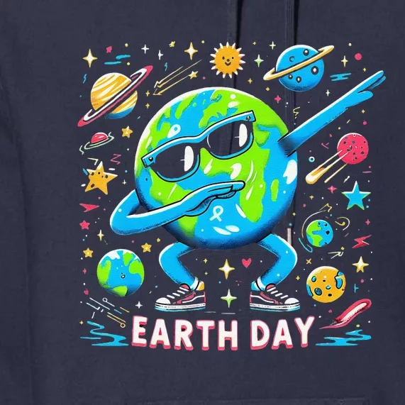 Happy Earth Day 2024 Funny Earth Day Dab Premium Hoodie