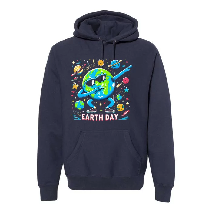 Happy Earth Day 2024 Funny Earth Day Dab Premium Hoodie