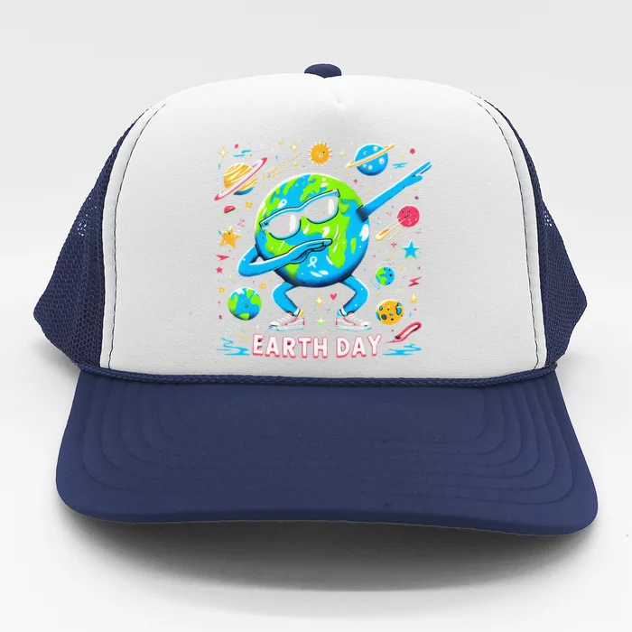 Happy Earth Day 2024 Funny Earth Day Dab Trucker Hat