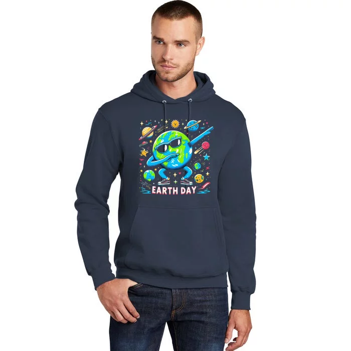 Happy Earth Day 2024 Funny Earth Day Dab Tall Hoodie