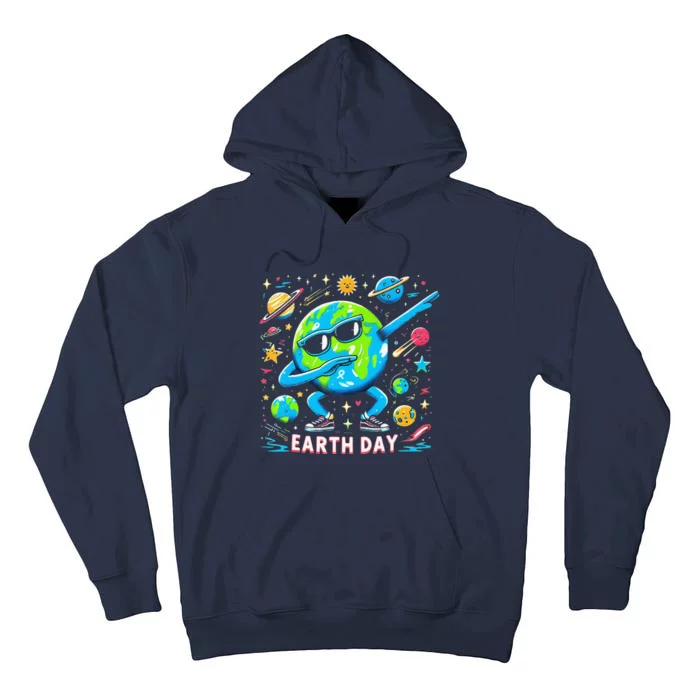 Happy Earth Day 2024 Funny Earth Day Dab Tall Hoodie