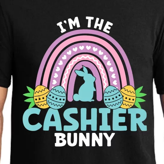 Happy Easter Day I'm The Cashier Bunny Pajama Set