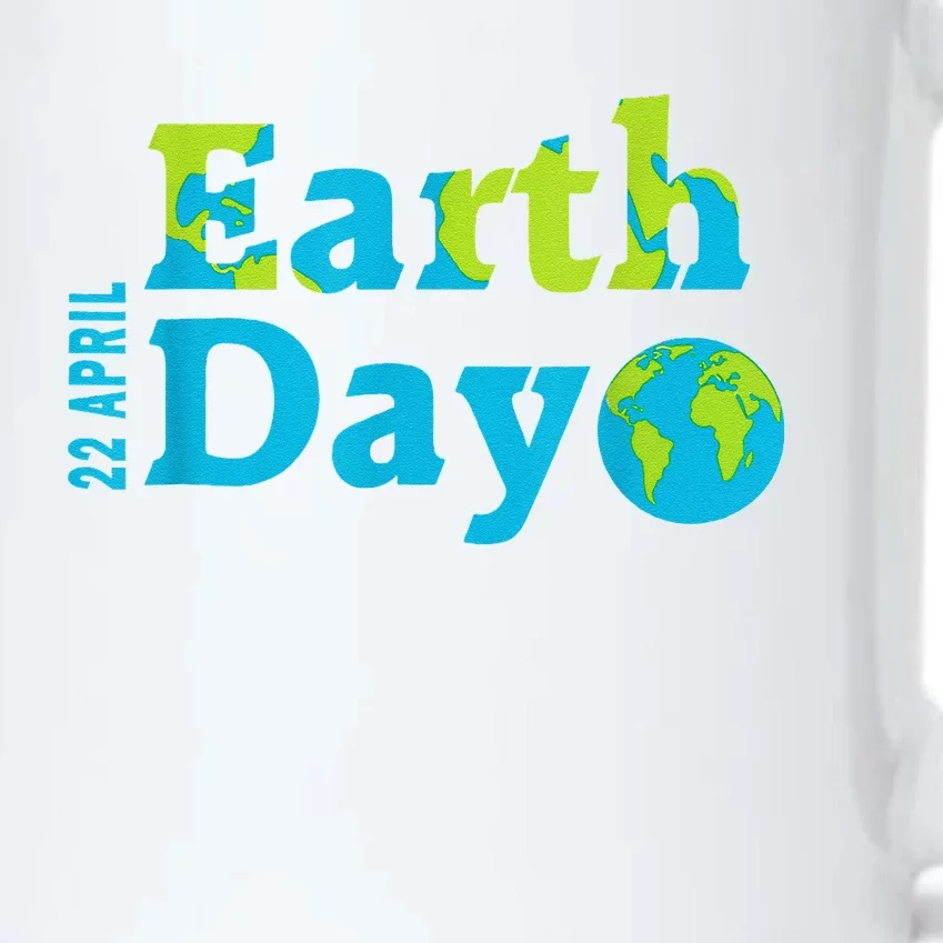 Happy Earth Day 2024 Gift Earth Day Black Color Changing Mug