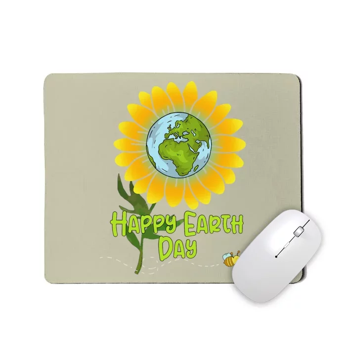 Happy Earth Day Every Day Sunflower Teachers Earth Day Mousepad