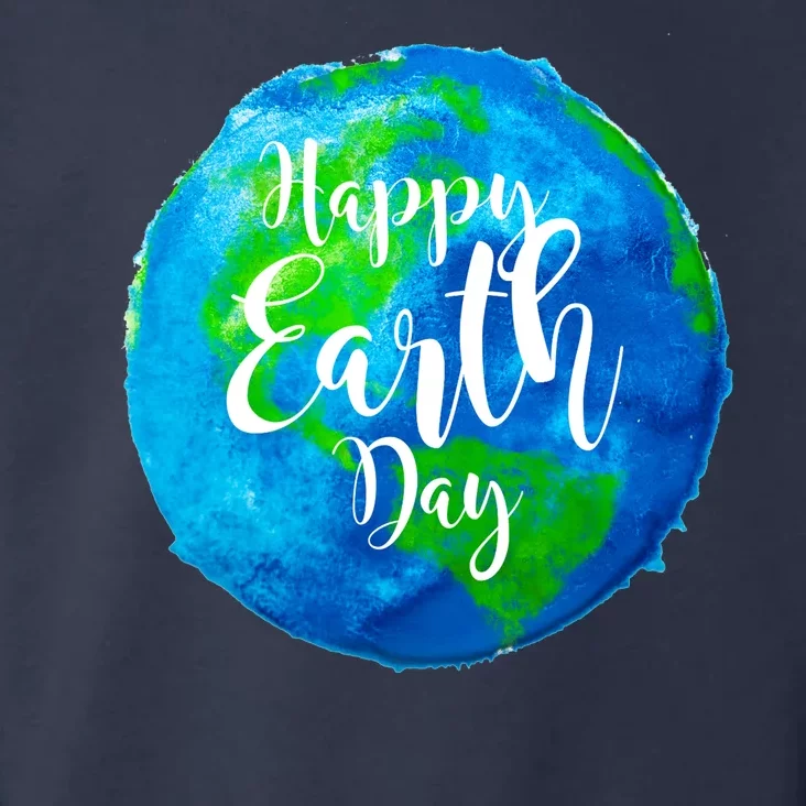 Happy Earth Day Globe Toddler Hoodie