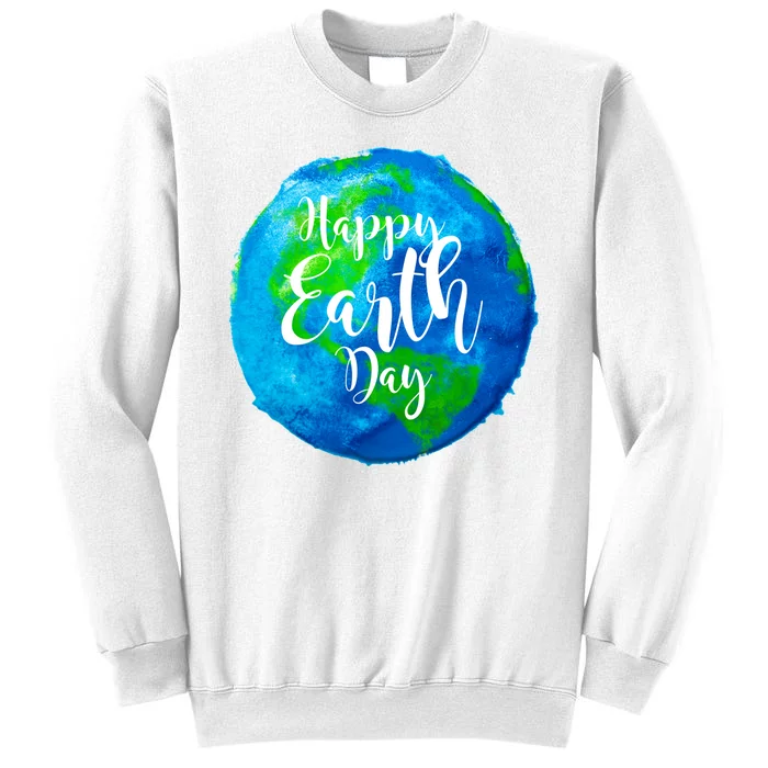 Happy Earth Day Globe Sweatshirt