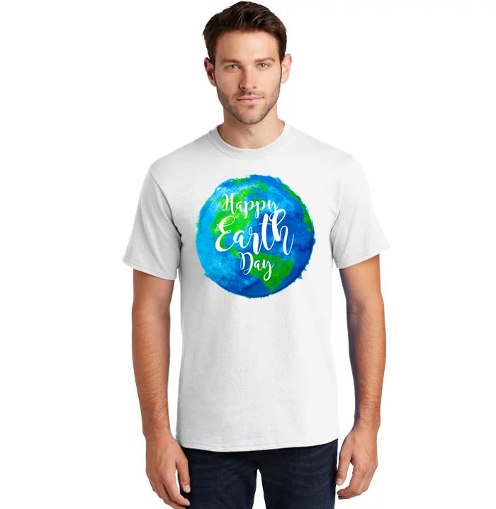 Happy Earth Day Globe Tall T-Shirt