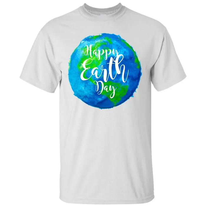 Happy Earth Day Globe Tall T-Shirt