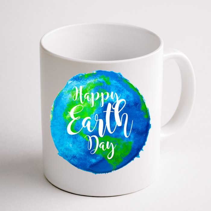 Happy Earth Day Globe Front & Back Coffee Mug