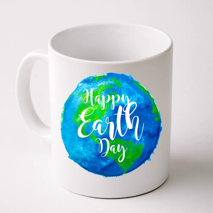 Happy Earth Day Globe Front & Back Coffee Mug