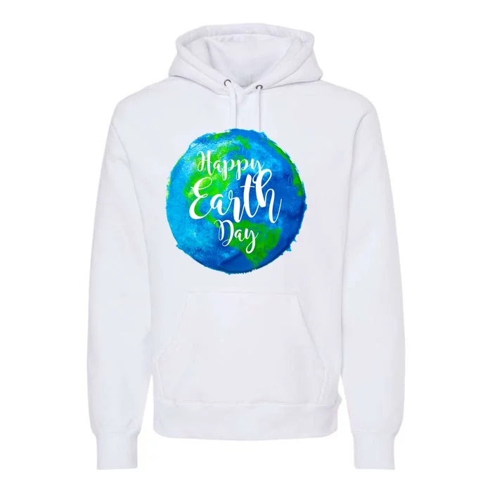 Happy Earth Day Globe Premium Hoodie